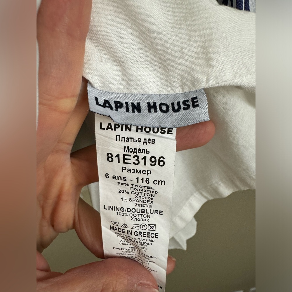 Lapin House girl dress sz 6 (116) - Picture 4 of 5